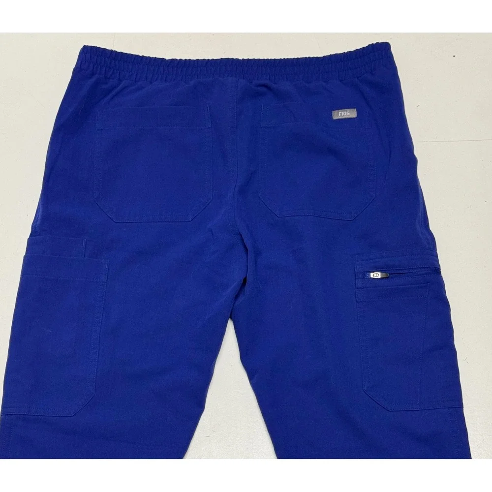 FIGS Technical Collection Royal Blue‎ Cargo Scrub Pants Men's XS Pockets